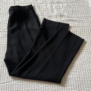 Garfield & Marks Women’s Black Ribbed Straight Leg Pants Size 6